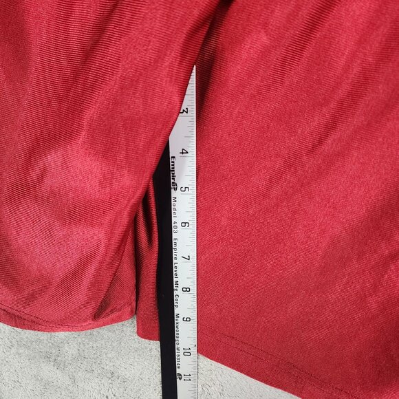 Mens Pro Edge Red Athletic Shorts Embroidered OU Logo 100% Polyester Size XL - Picture 9 of 11